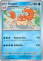 Pokémon-kaart Kingler 99/165 Uncommon uit de set 151