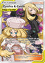 Pokémon-kaart Cynthia & Caitlin 228/236 Ultra Rare uit de set Cosmic Eclipse