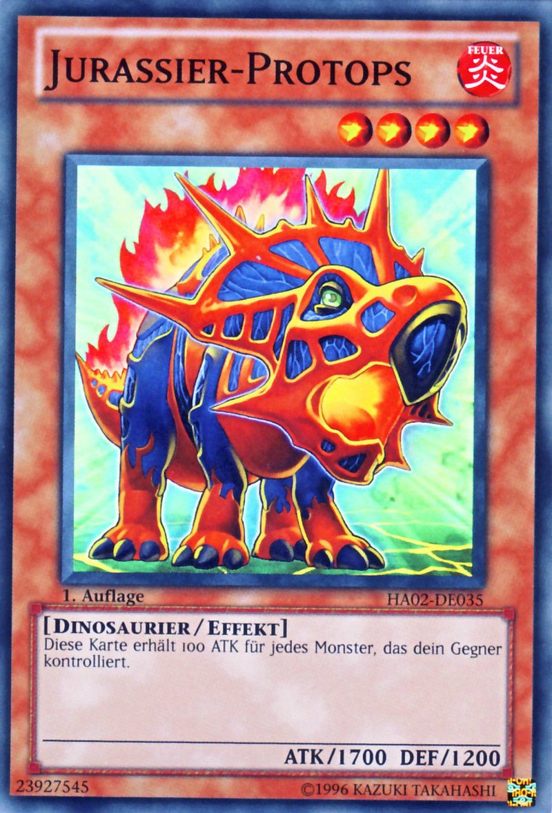 Yu-Gi-Oh!-kaart Jurrac Protops HA02-DE035 Super Rare uit Hidden Arsenal 2