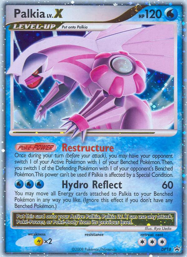 Pokémon-kaart Palkia LV.X DP18 Promo uit de set DP Black Star Promos Hoofdafbeelding
