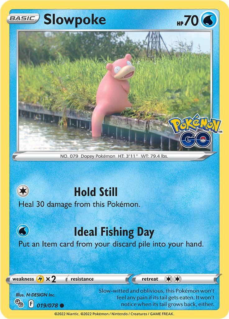 Pokémon-kaart Slowpoke 019/078 Common uit de set Pokémon GO