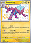 Pokémon-kaart Toxtricity 141/91 Shiny Rare uit de set Paldean Fates