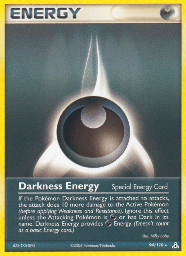 Pokémon-kaart Darkness Energy 94/110 Rare uit de set EX Holon Phantoms Imagen principal del producto