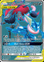 Pokémon-kaart Greninja & Zoroark-GX 200/214 Ultra Rare uit de set Unbroken Bonds