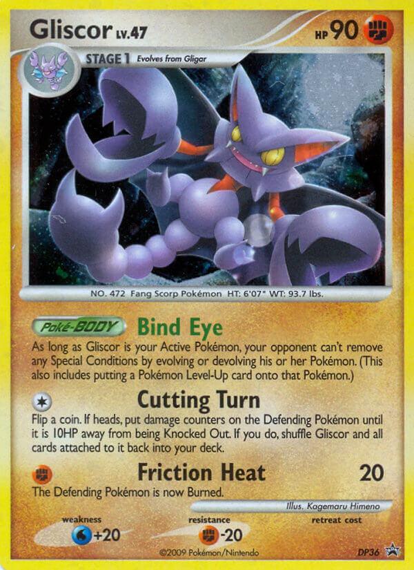 Pokémon-kaart Gliscor DP36 Promo uit de set DP Black Star Promos Hoofdafbeelding