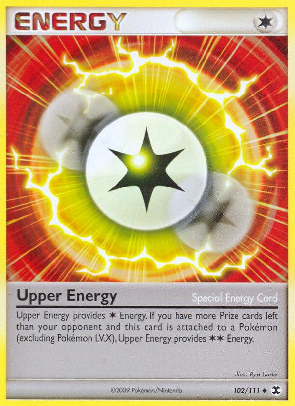 Pokémon-kaart Upper Energy 102 uit de set Rising Rivals