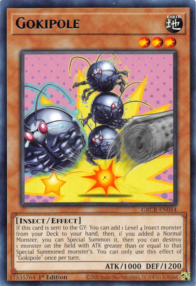 Yu-Gi-Oh!-kaart Gokipole GRCR-EN044 Rare uit The Grand Creators Imagen principal del producto