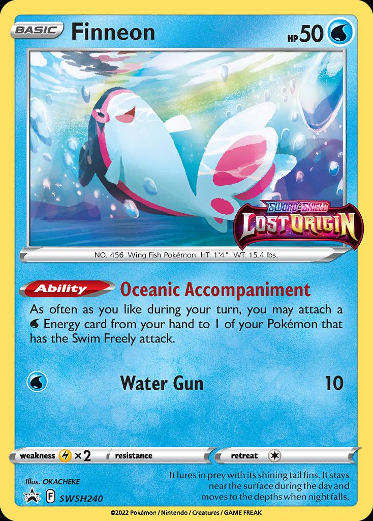 Pokémon-kaart Finneon SWSH240 Promo uit de set SWSH Black Star Promos