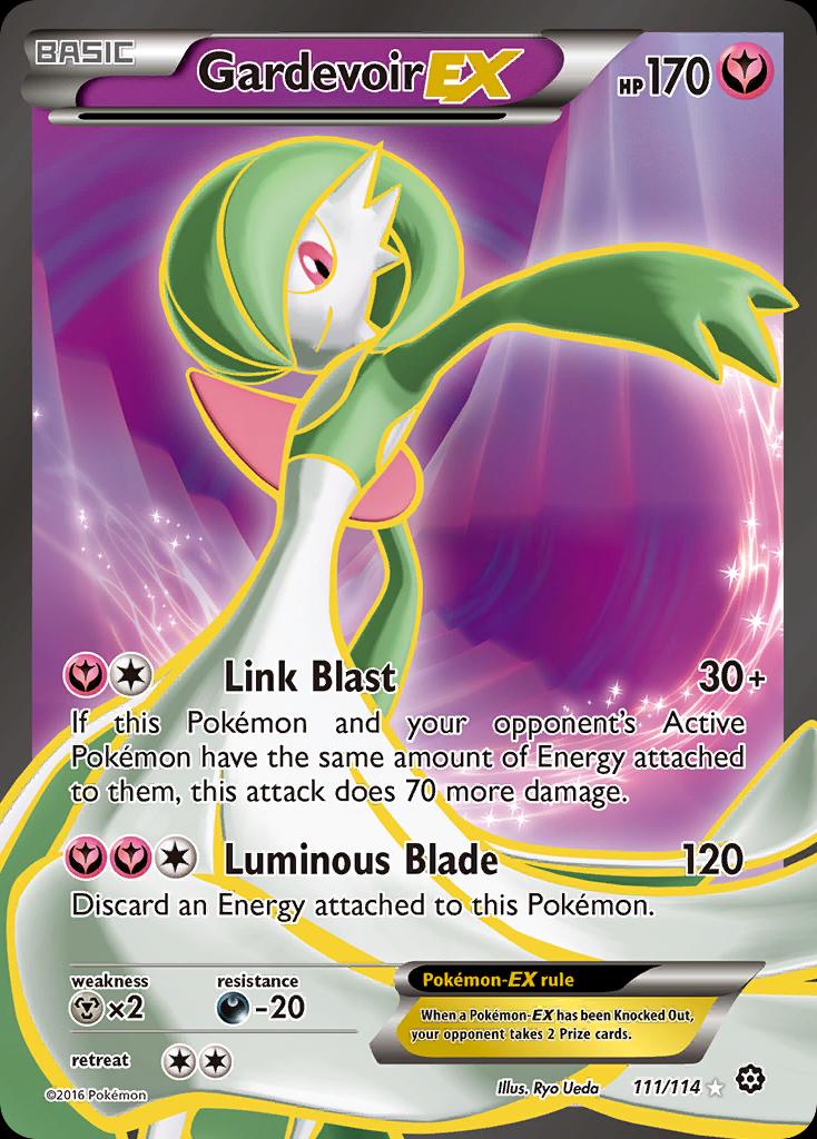 Pokémon-kaart Gardevoir EX 111/114 Ultra Rare uit de set Steam Siege Hauptbild