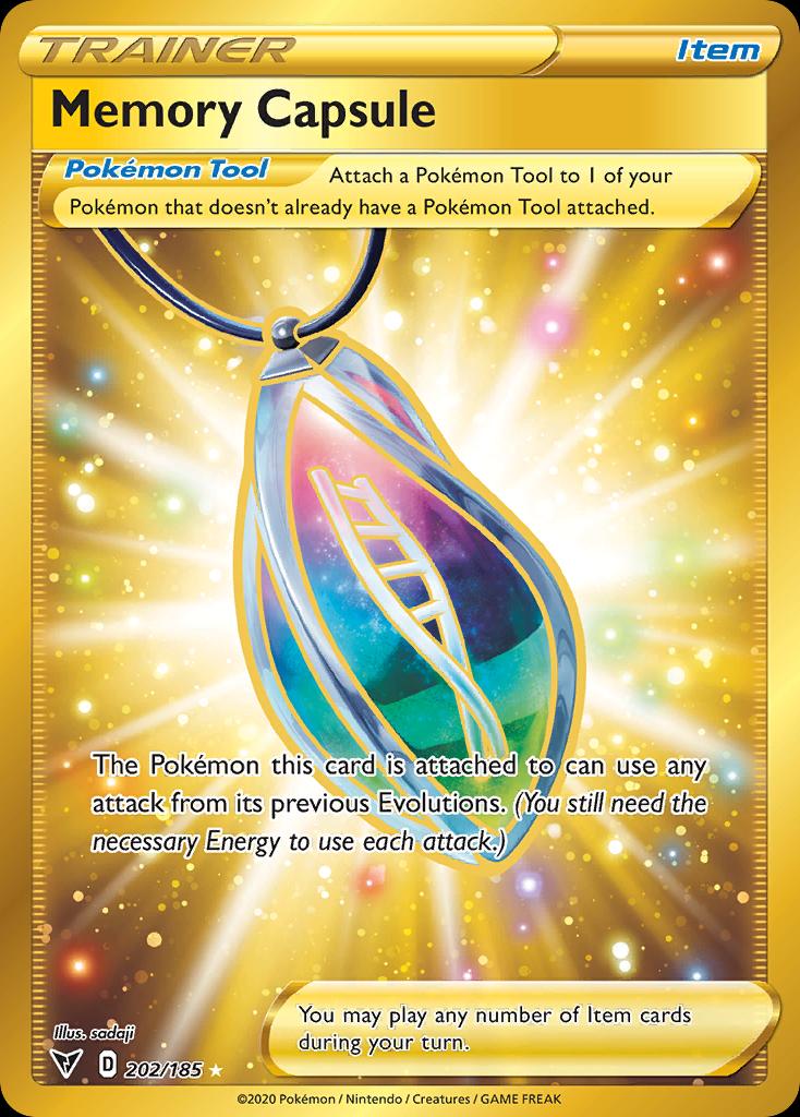 Pokémon-kaart Memory Capsule 202/185 Secret Rare uit de set Vivid Voltage