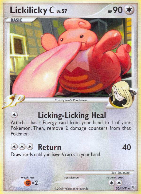 Pokémon-kaart Lickilicky C 30/147 Rare uit de set Supreme Victors Image principale du produit