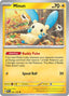 Pokémon-kaart Minun 061/182 Common uit de set Paradox Rift