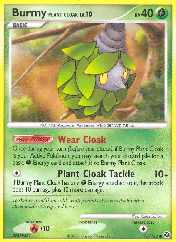 Pokémon-kaart Burmy Plant Cloak 78/132 Common uit de set Secret Wonders Hoofdafbeelding
