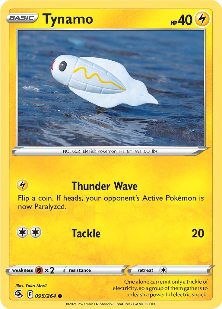 Pokémon-kaart Tynamo 095/264 Common uit de set Fusion Strike Image principale du produit