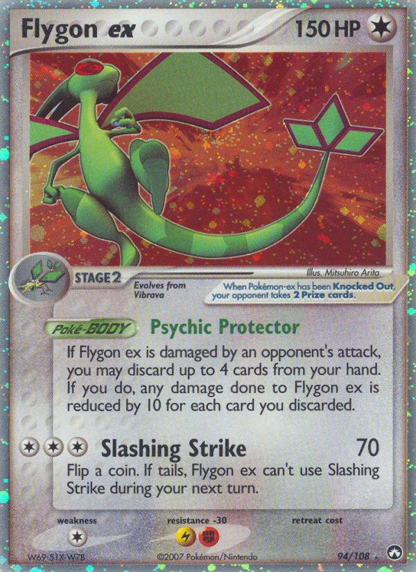 Pokémon-kaart Flygon ex 94/108 Ultra Rare uit de set EX Power Keepers Hoofdafbeelding