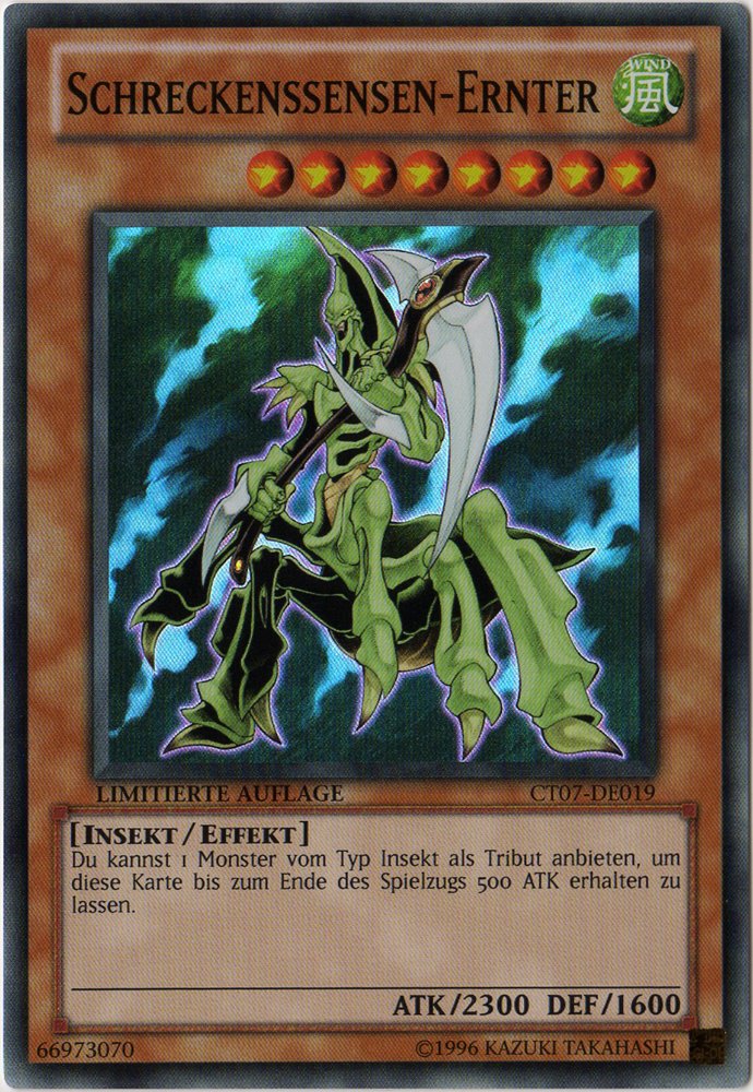Yu-Gi-Oh!-kaart Dreadscythe Harvester CT07-DE019 Super Rare uit Collector's Tins 2010