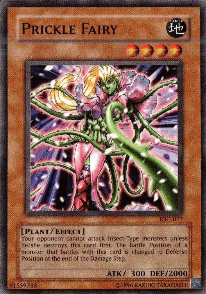 Yu-Gi-Oh!-kaart Prickle Fairy IOC-077 Common uit Invasion of Chaos Hoofdafbeelding