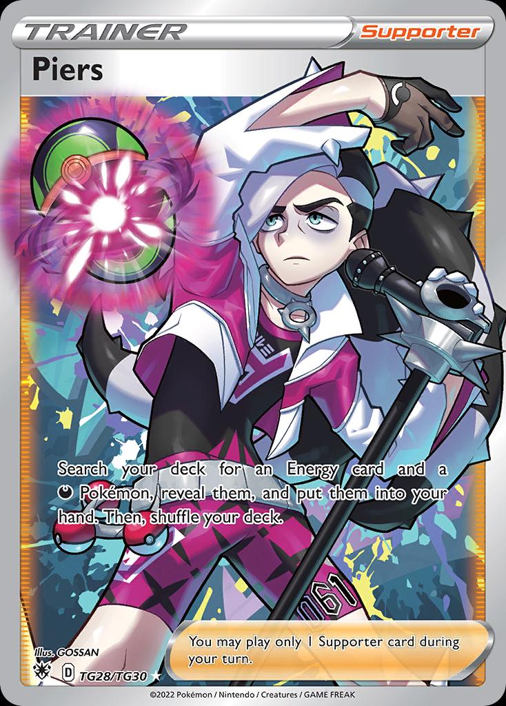 Pokémon-kaart Piers TG28/TG30 Ultra Rare uit de set Astral Radiance