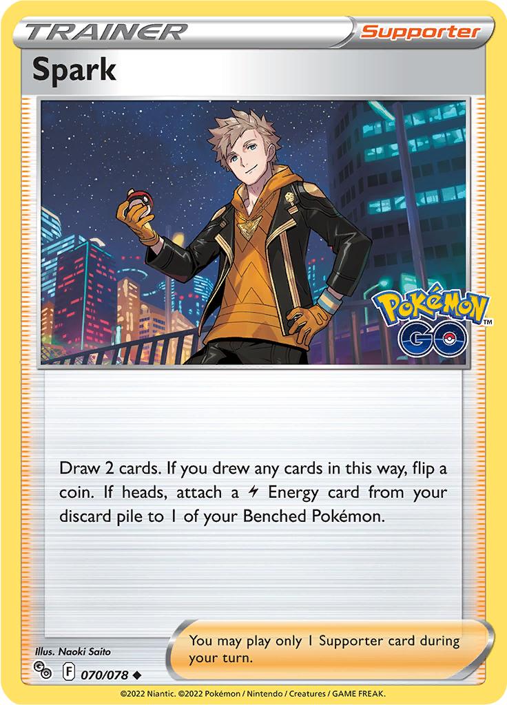 Pokémon-kaart Spark 070/078 Uncommon uit de set Pokémon GO