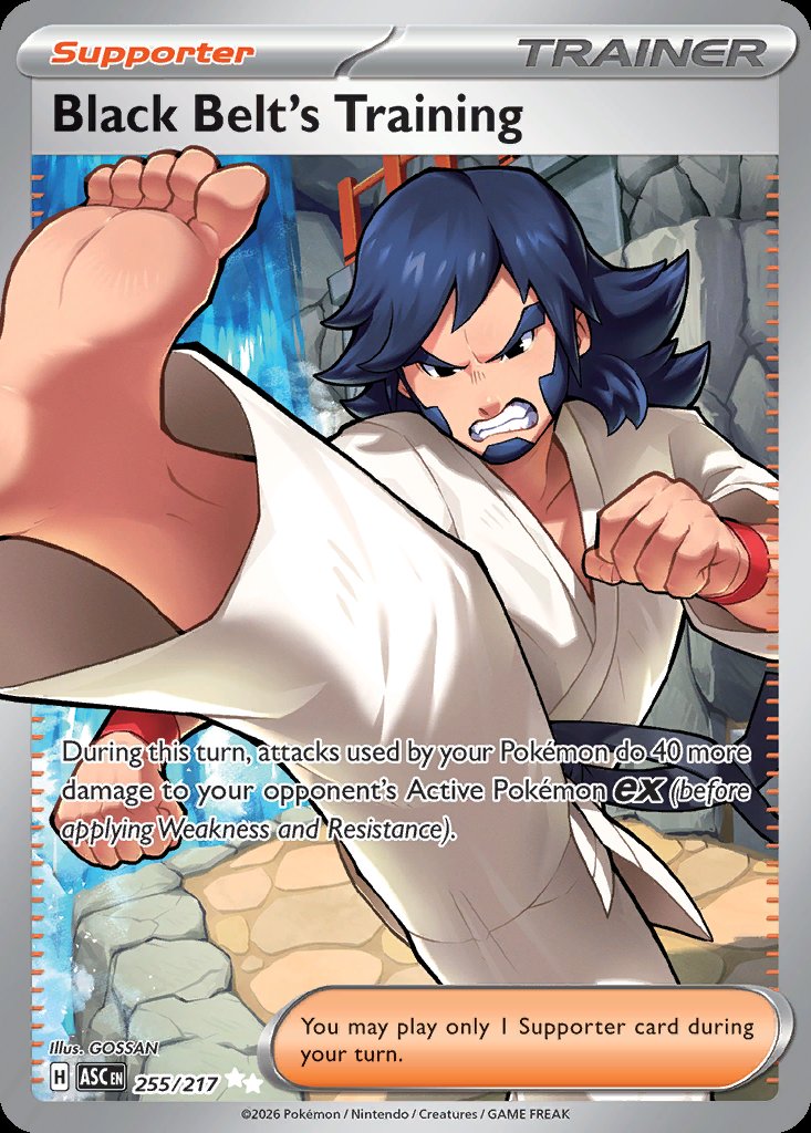 Black Belt's Training - Ascended Heroes (Ultra Rare) [ASC-255] Imagen principal del producto