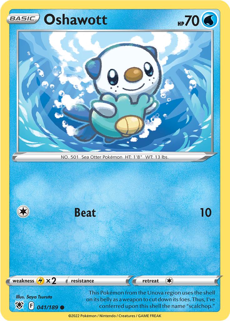 Pokémon-kaart Oshawott 041/189 Common uit de set Astral Radiance Image principale du produit