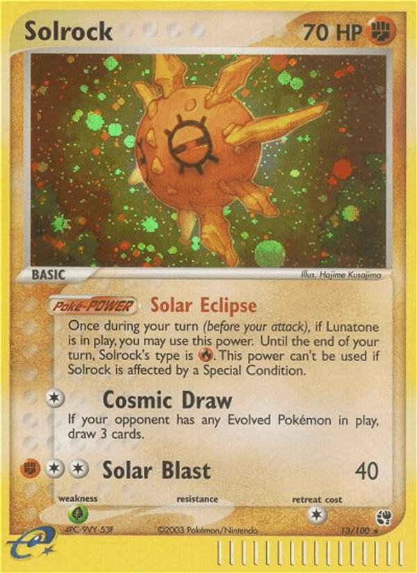 Solrock - EX Sandstorm (Holo Rare) [SS-13] Hauptbild