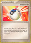 Pokémon-kaart Great Ball 77/108 Uncommon uit de set EX Power Keepers