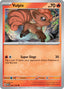Pokémon-kaart Vulpix 037/165 Common uit de set 151
