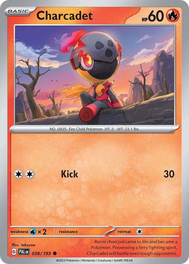Pokémon-kaart Charcadet 038/193 Common uit de set Paldea Evolved Hauptbild