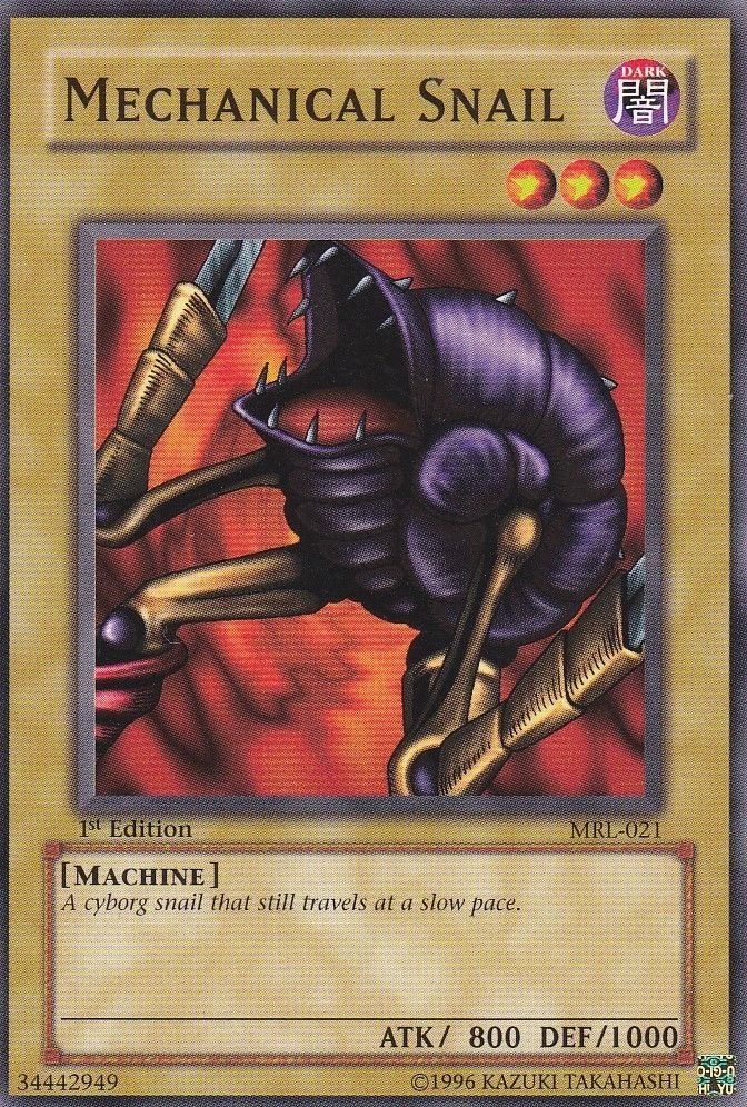 Yu-Gi-Oh!-kaart Mechanical Snail MRL-021 Common uit Magic Ruler Hoofdafbeelding