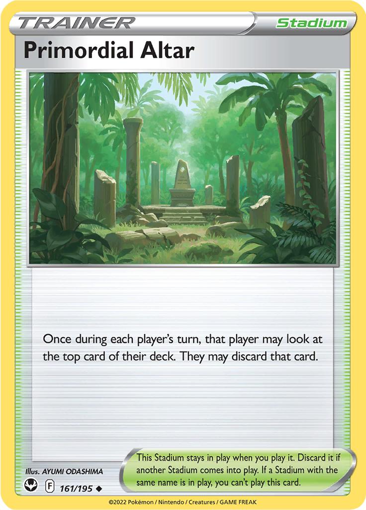 Pokémon-kaart Primordial Altar 161/195 Uncommon uit de set Silver Tempest Immagine principale del prodotto