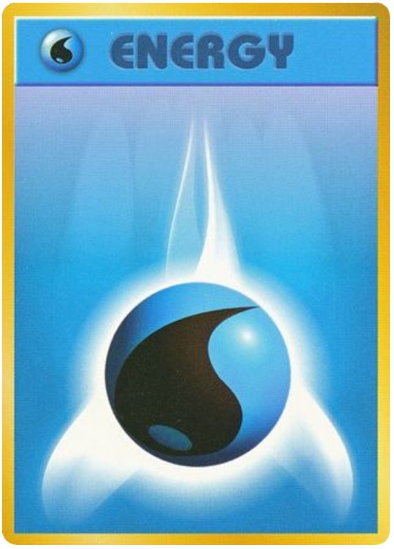 Pokémon-kaart Water Energy Common uit de set Expansion Pack (Japans) Main image