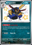 Pokémon-kaart Kingambit 187/91 Shiny Rare uit de set Paldean Fates