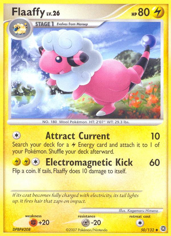 Pokémon-kaart Flaaffy 50/132 Uncommon uit de set Secret Wonders