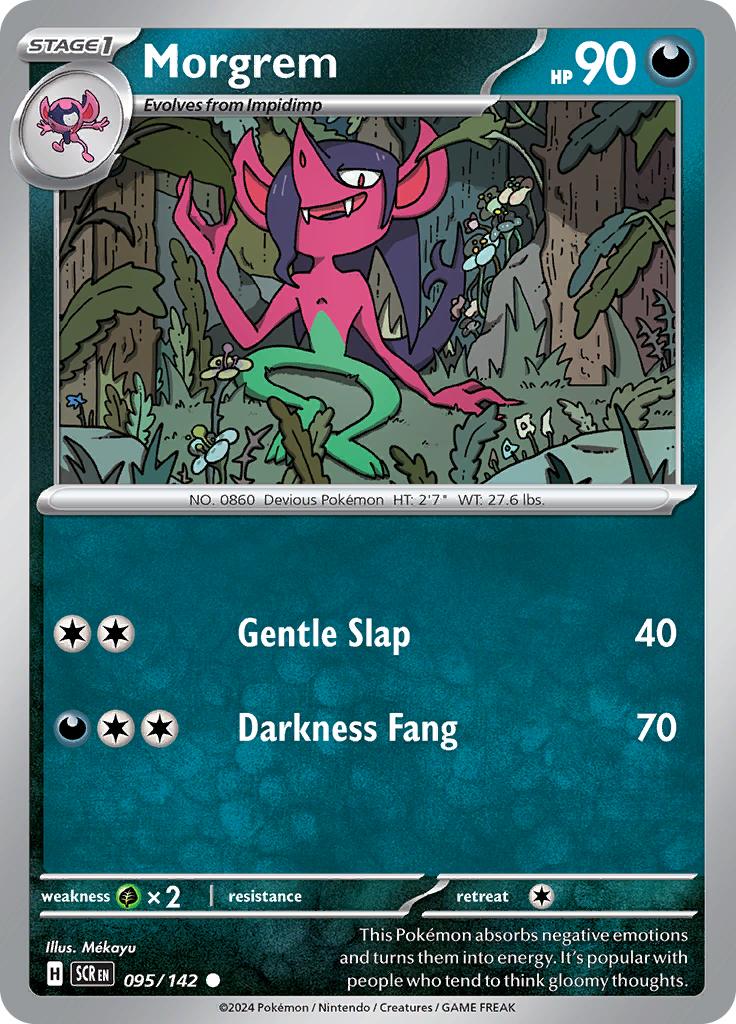 Pokémon-kaart Morgrem 095/142 Common uit de set Stellar Crown