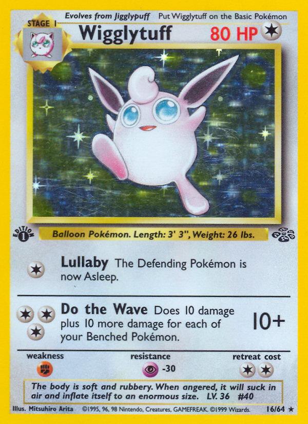 Pokémon-kaart Wigglytuff 16/64 Holo Rare uit de set Jungle Hauptbild
