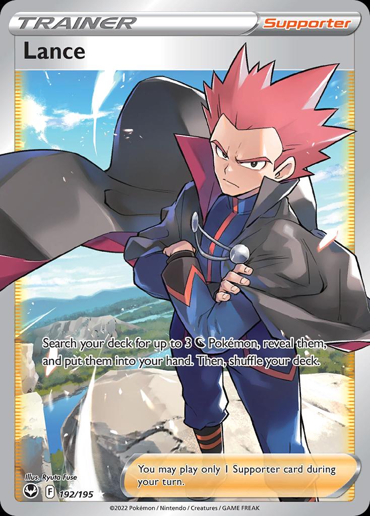 Pokémon-kaart Lance 192/195 Ultra Rare uit de set Silver Tempest