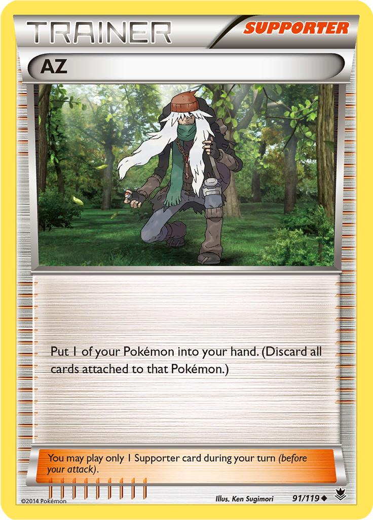 Pokémon-kaart AZ 91/119 Uncommon uit de set Phantom Forces Image principale du produit