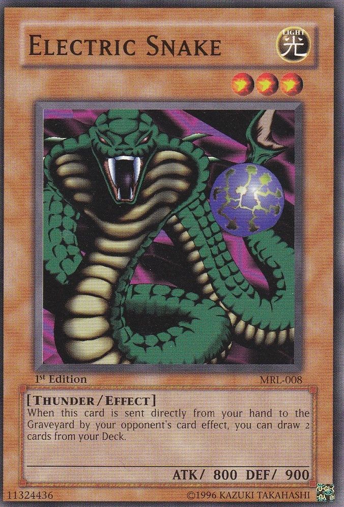 Yu-Gi-Oh!-kaart Electric Snake MRL-008 Common uit Magic Ruler
