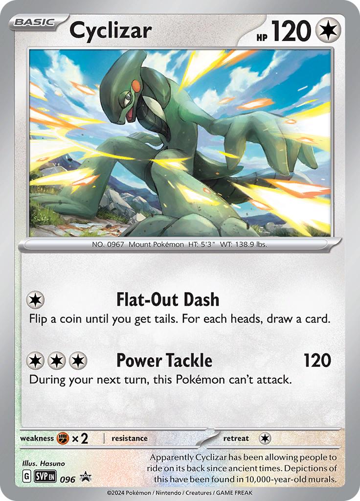 Pokémon-kaart Cyclizar SVP 096 Promo uit de set SV Black Star Promos Hoofdafbeelding