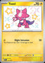 Pokémon-kaart Toxel 140/091 Shiny Rare uit de set Paldean Fates