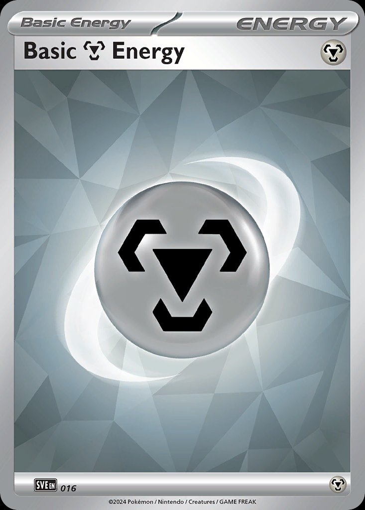 Pokémon-kaart Basic Metal Energy 16/16 Fixed uit de set Scarlet & Violet Energies