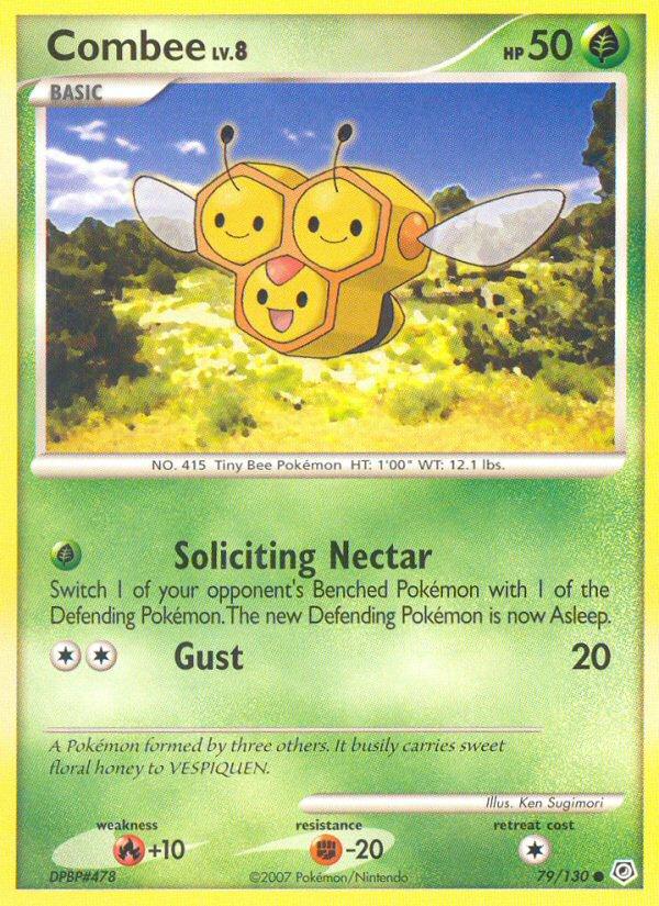 Pokémon-kaart Combee 79/130 Common uit de set Diamond & Pearl
