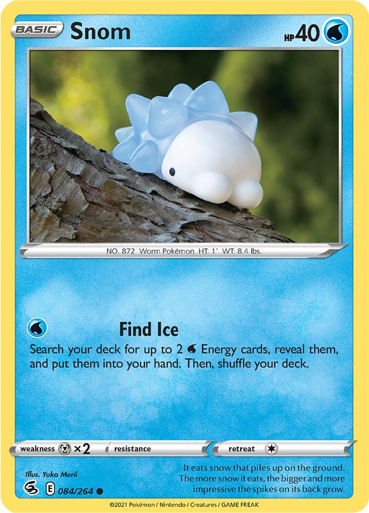 Pokémon-kaart Snom 084/264 Common uit de set Fusion Strike