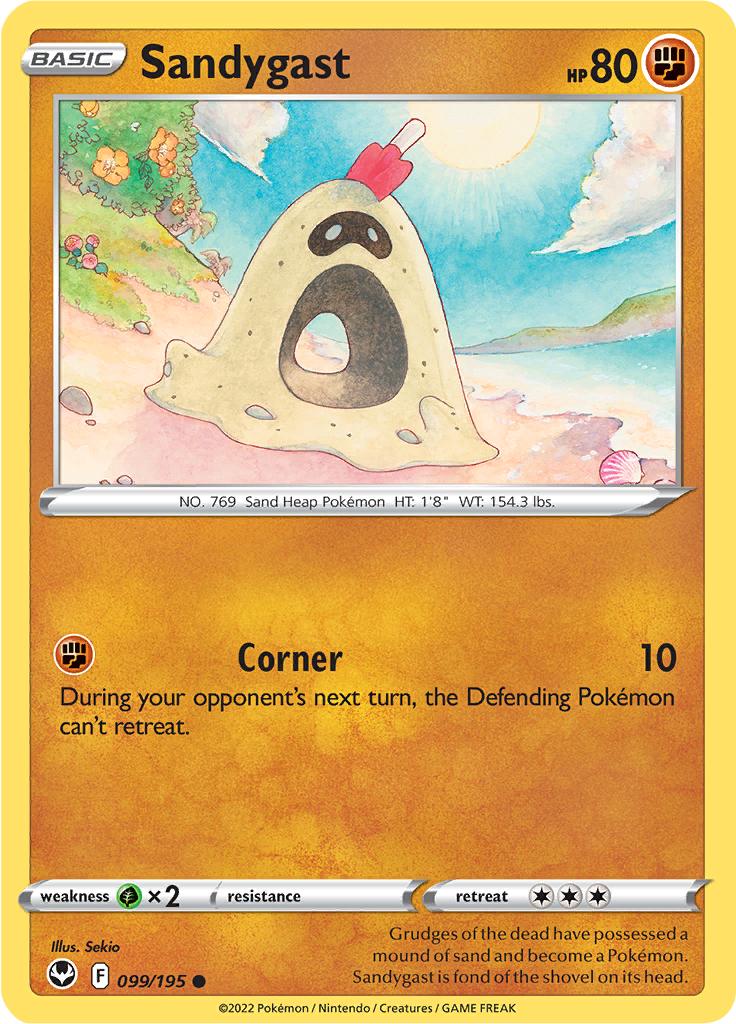 Pokémon-kaart Sandygast 099/195 Common uit de set Silver Tempest