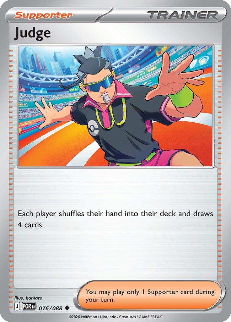 Pokémon-kaart Judge 076/088 Uncommon uit de set Perfect Order