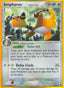Pokémon-kaart Ampharos δ 1/101 Holo Rare uit de set EX Dragon Frontiers