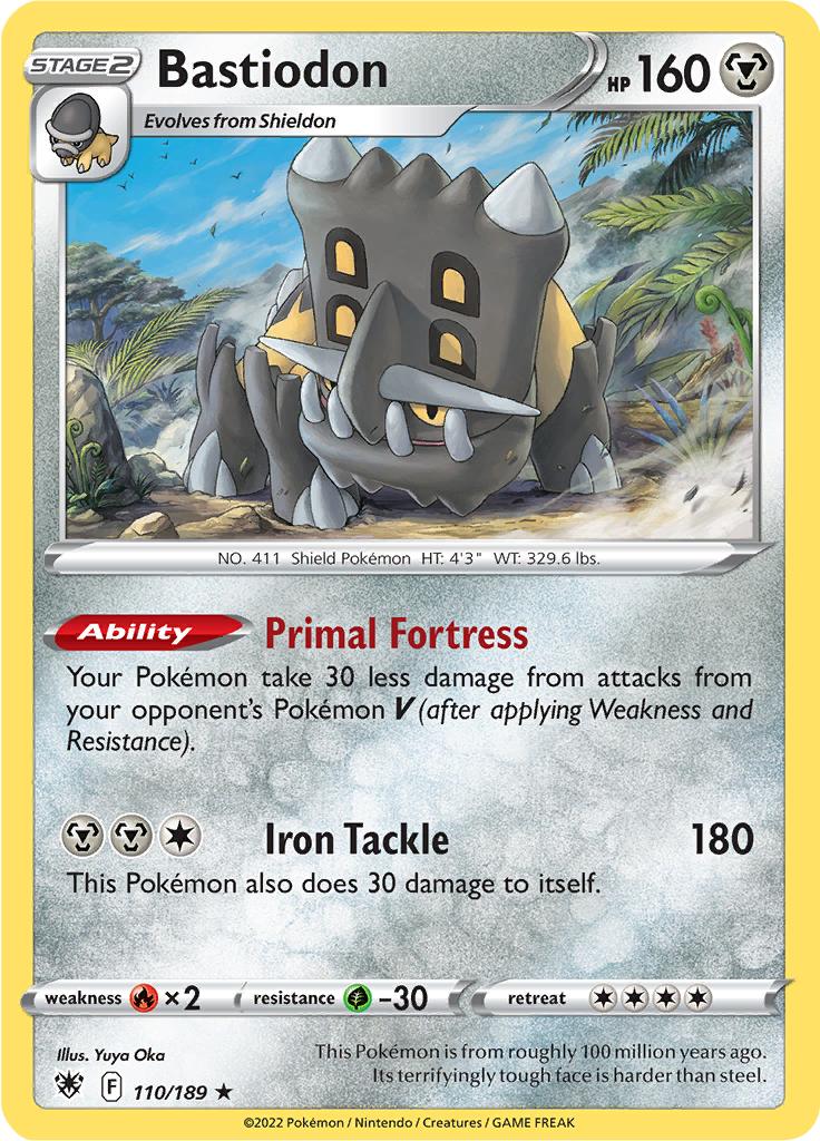 Pokémon-kaart Bastiodon 110/189 Holo Rare uit de set Astral Radiance Hoofdafbeelding