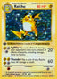 Pokémon-kaart Raichu 14/102 Holo Rare uit de set Base Set