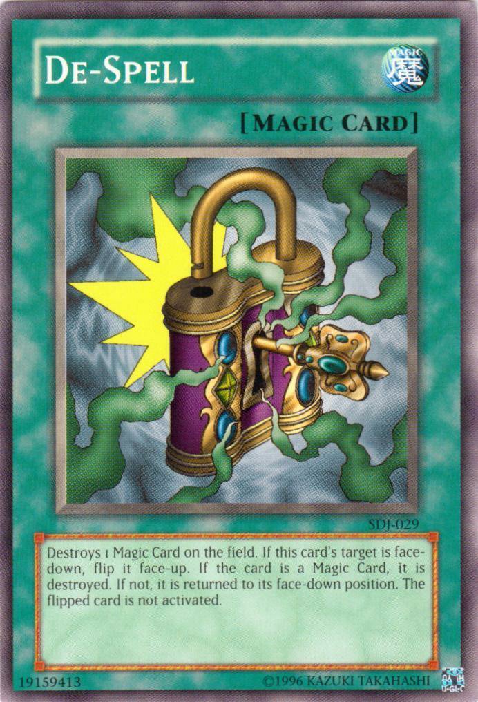 Yu-Gi-Oh!-kaart De-Spell SDJ-029 Common uit Starter Deck: Joey Hoofdafbeelding